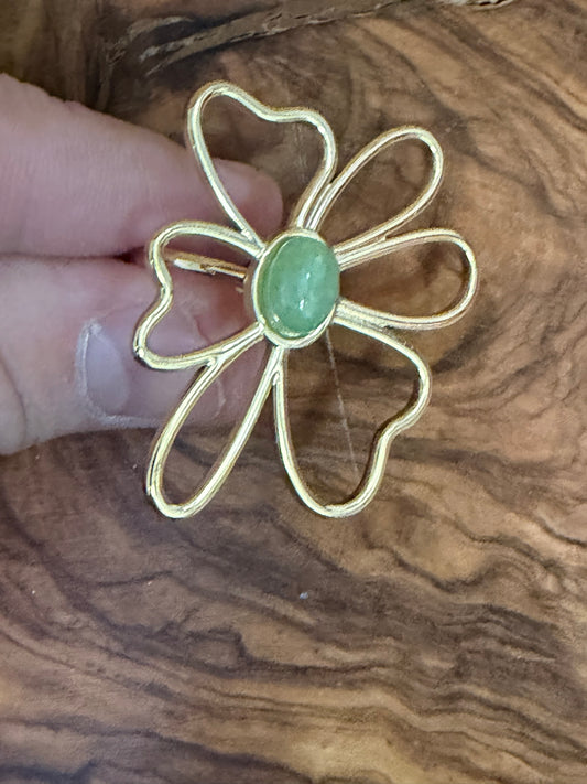Anillo forma de flor ajustable
